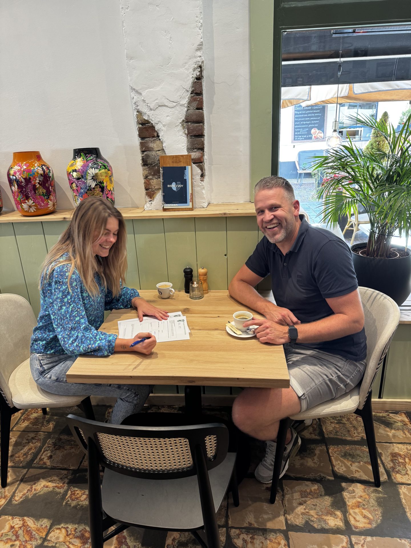 Bistro VOY trotse sponsor van volleybalvereniging EVV — evv-elburg.nl